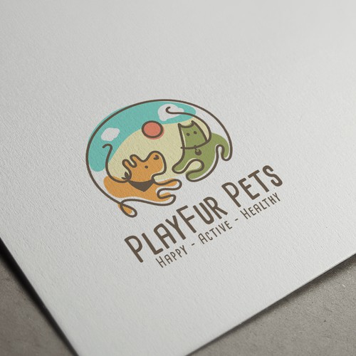 Logo Concept for PlayFur Pets