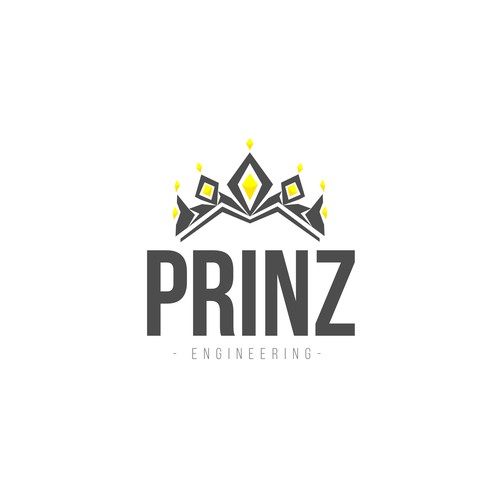 Luxury Modern Logo Concept for PRINZ engineering