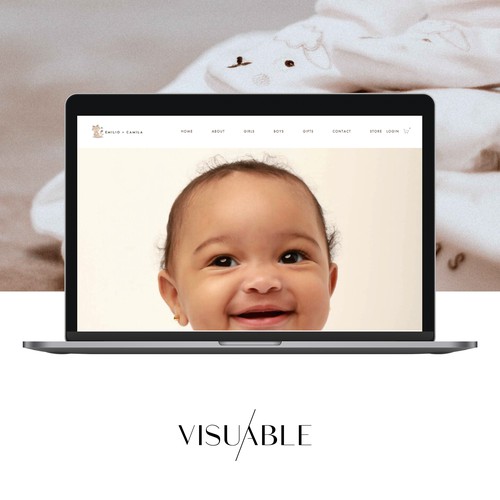 E-Commerce Website Design for Baby Clothing Store 