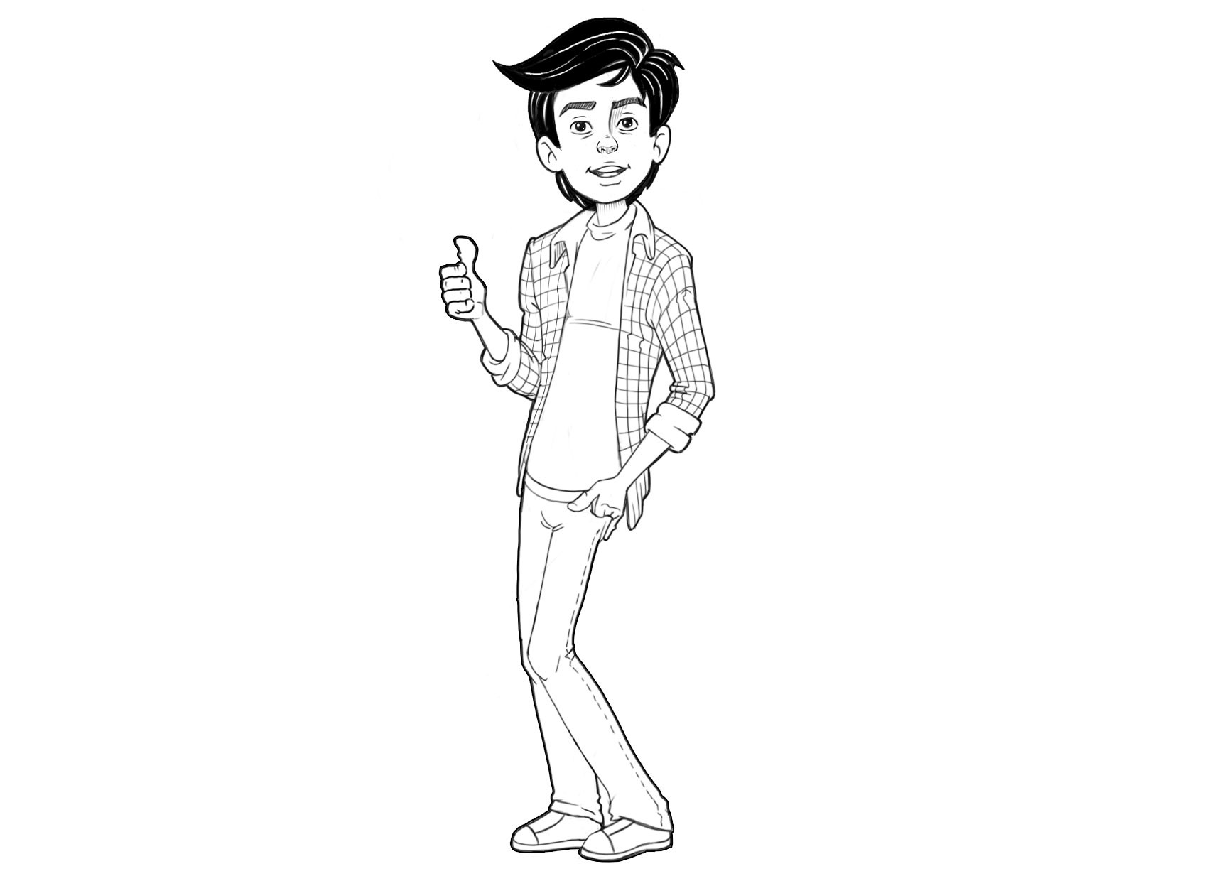 Bring Mateo to Life – Teen Life Guide with Heart & Hoodie Style