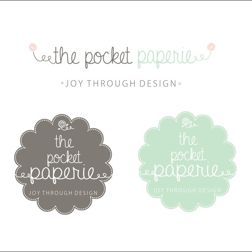 Little wedding design biz (the pocket paperie) needs a logo!