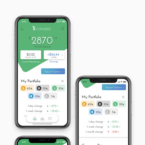 Design for Cryptocurrency App