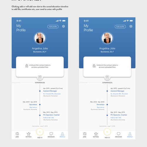 App Job Platform Concept