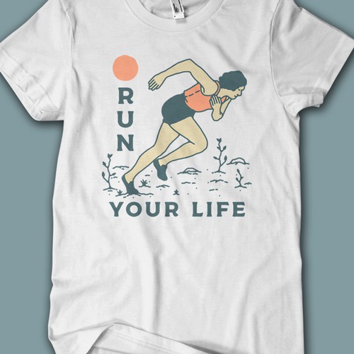 T-shirt for runner design