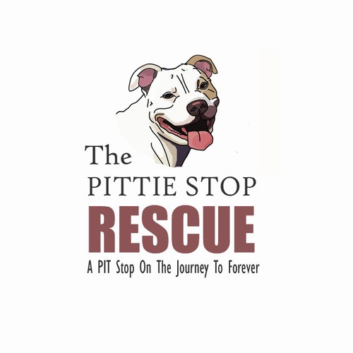 New Pit Bull Dog Rescue Needs a Logo - The Pittie Stop