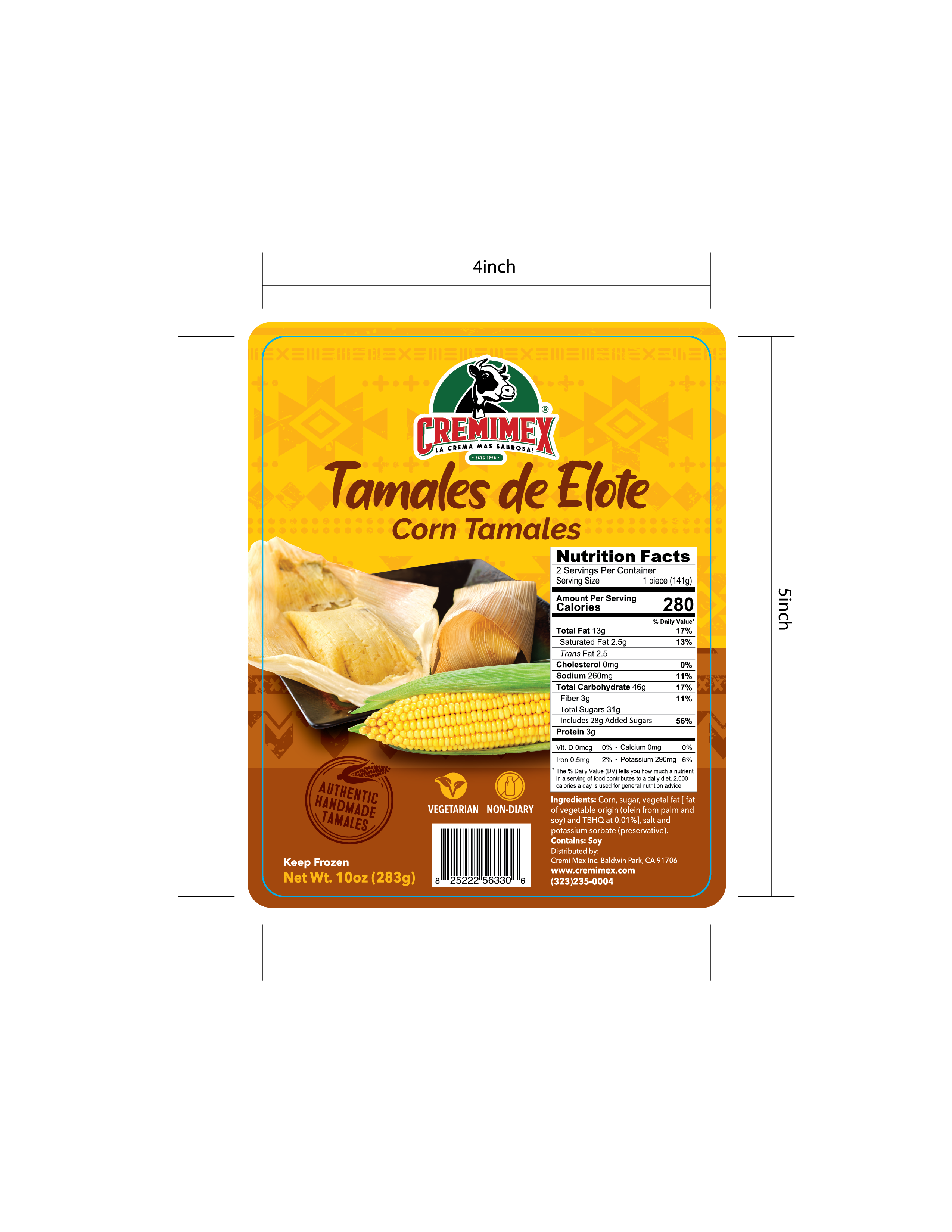 Cremimex Tamal de Elote(2)包