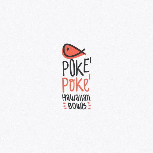 Logo for the poke hawaiian bowl