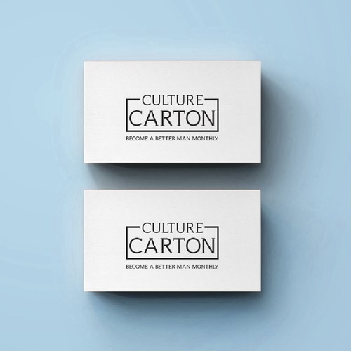 Logo design for a culture box designed for men