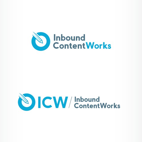 Logo needed for Inbound ContentWorks website that's clean, modern, and professional