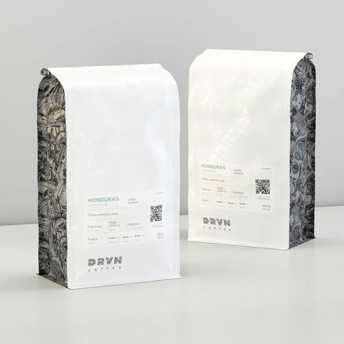 Coffee Bag Packaging and Label Design
