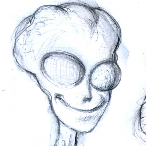 Alien main character design for a movie