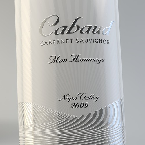 "Cabaud Wines" wine label #1
