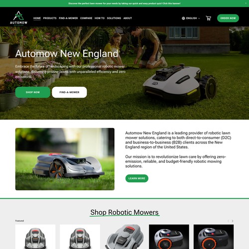 Automow New England Ecommerce Design