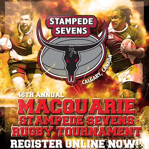 Poster wanted for Macquarie Stampede Sevens Rugby Tournament