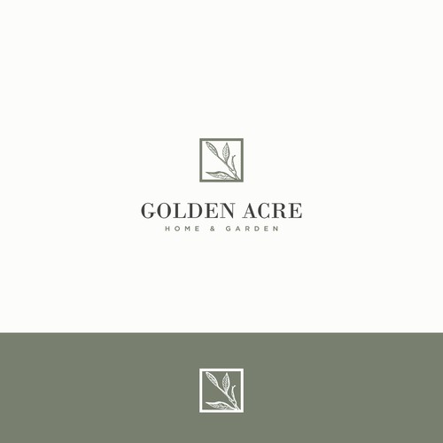 Logo design for Golden Acre