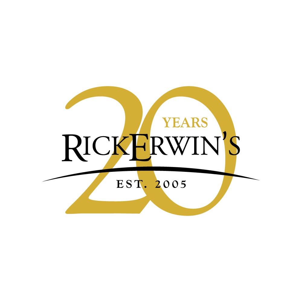 Rick Erwin's Dining Group 20 Year Anniversary Logo