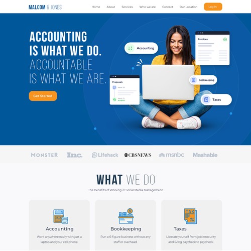 Modern & Professional Website Needed for Canadian Accounting Firm