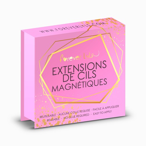 Eyelash packaging design