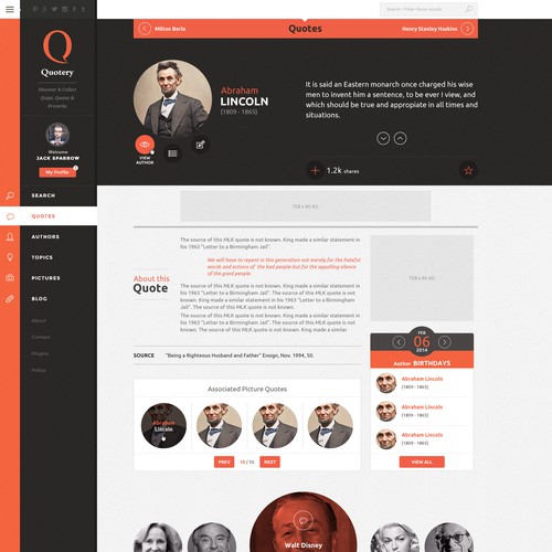Quotery.com | Website Design
