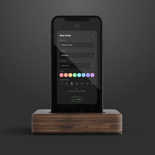 Do More. Goal Setting, Productivity App UI