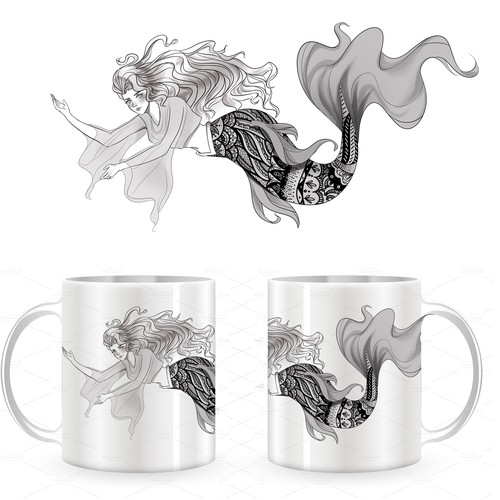 mermaid mug