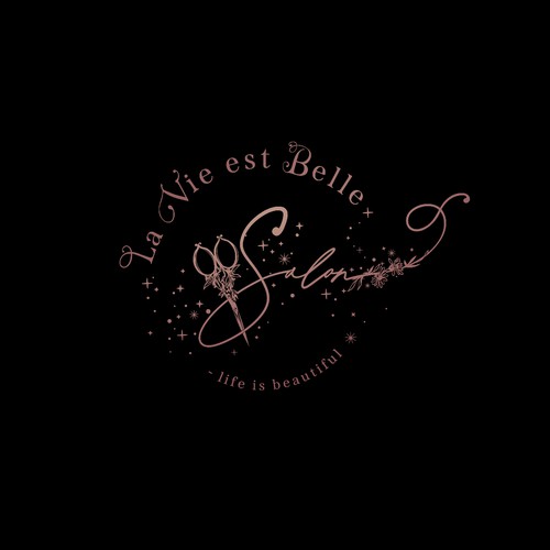 Magic logo for family beauty busisness - La Vie est Belle Salon