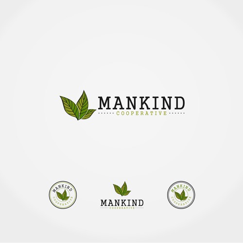 Create an organic/earthy feeling logo for a medical marijuana dispensary