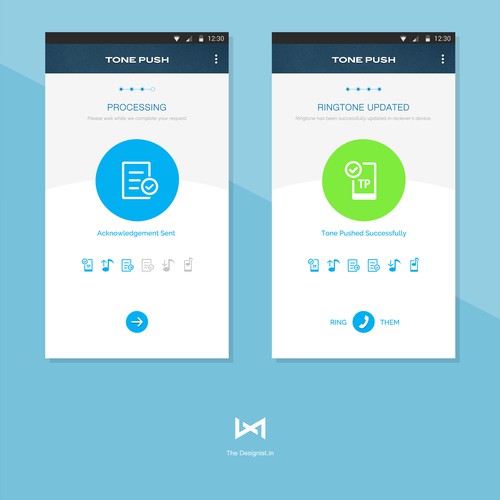 App design for TonePush
