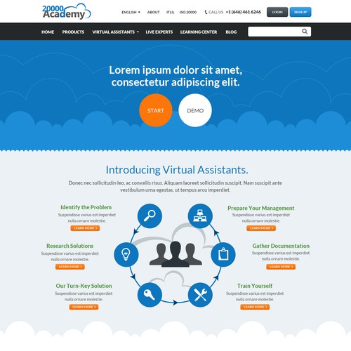 GUARANTEED: 20000Academy needs a cutting edge and fresh website design