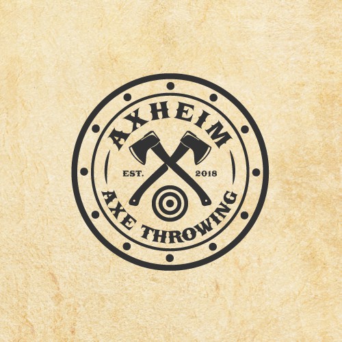 Axe throwing logo