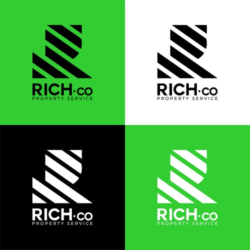 Minimalist and modern concept logotype for Rich - Co