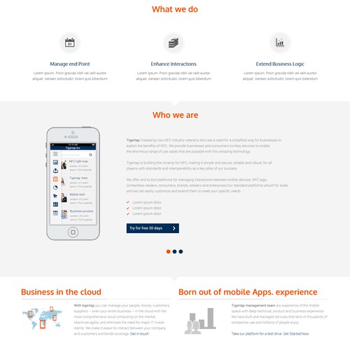 Cool new web site for a cool new mobile startup!!