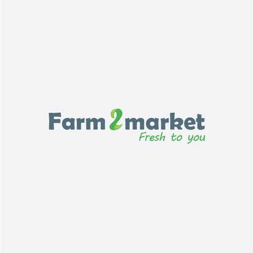 A fresh logo for an online farm market