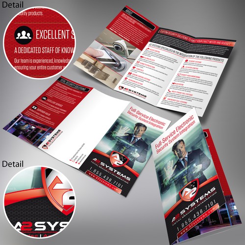 Brochure design for A2 Systems