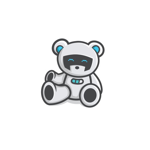 cute bear mascot character