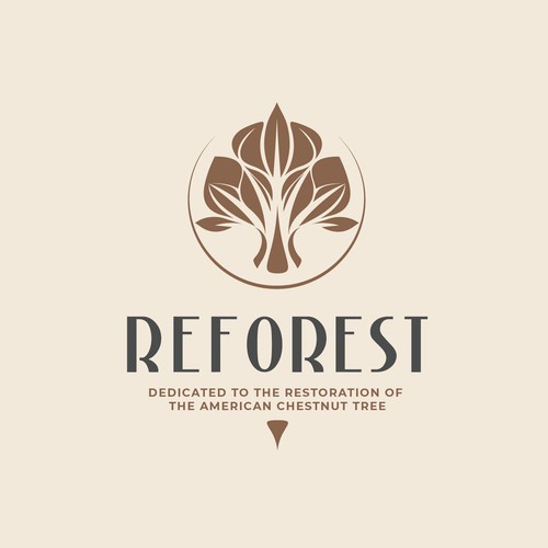 Logo for a non-profit saving endangered trees