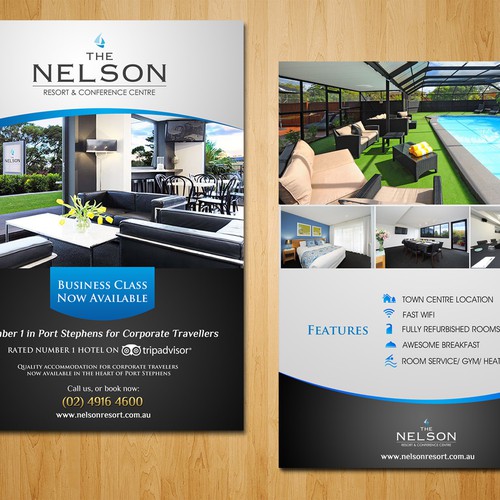 Create the next postcard or flyer for The Nelson Resort & Conference Centre