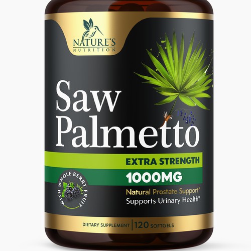 Saw Palmetto label