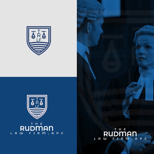 MINIMAL LOGO DESIGN FOR RUDMAN LAW FIRM