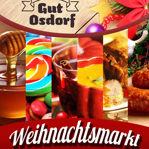 Flyer für individuellen Weihnachtsmarkt