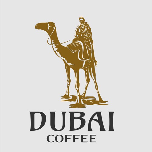 Illustration logo concept for Dubai Coffee