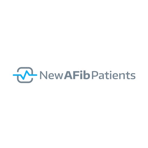 Modern logo for NewAFibPatients