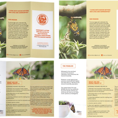Brochure for butterflies
