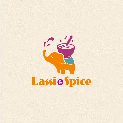 Elephant logo for Lassi Spice