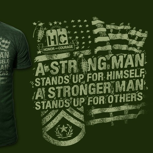 AWESOME military style shirt needed