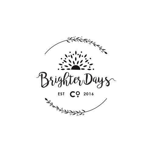 Logo concept for Brighter Days Co.