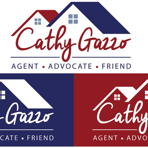 Create a classy & compelling logo for real estate agent Cathy Gazzo, Agent. Advocate. Friend.
