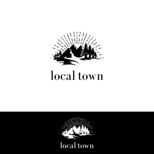 Simple Yet Presence Logo Design for Apparel Brand “local town
