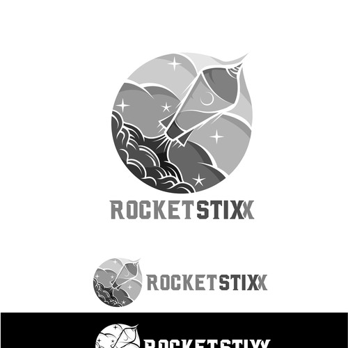 Simple & Modern Rocket Logo Design