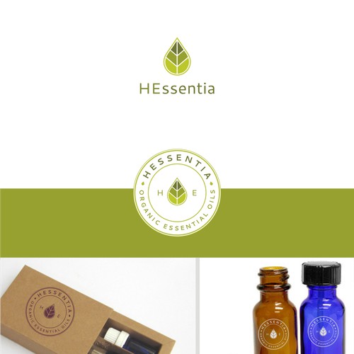 Create the logo for essential oils brand (French)